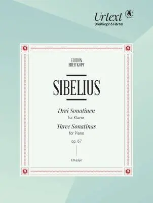 Breitkopf & Hartel - 3 Sonatinas, Op. 67 - Sibelius/Kilpelainen  - Piano - Book
