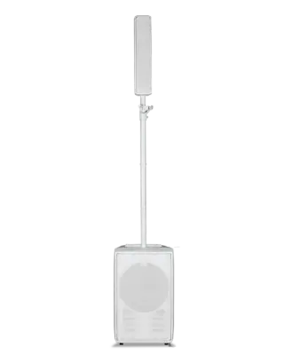 RCF - EVOX J8 Active Two-Way Portable Column Speaker Array with 12 Subwoofer - White