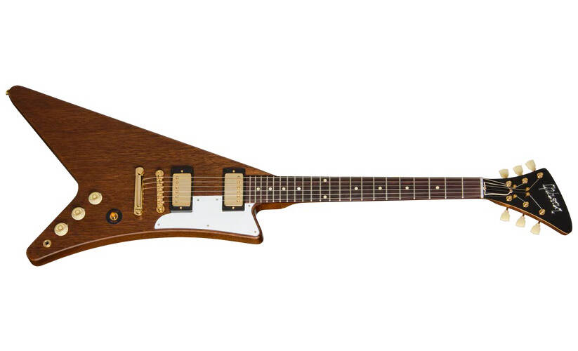 1957 Mahogany Moderne Reissue Electric Guitar with Hardshell Case - Antique Natural