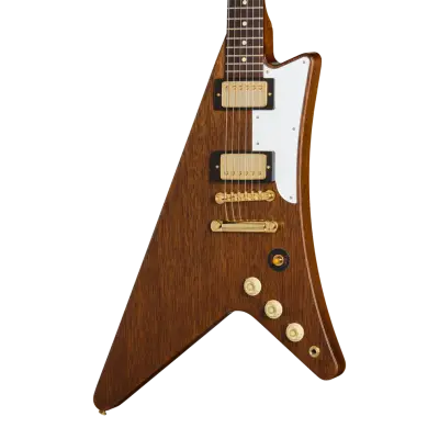 1957 Mahogany Moderne Reissue Electric Guitar with Hardshell Case - Antique Natural