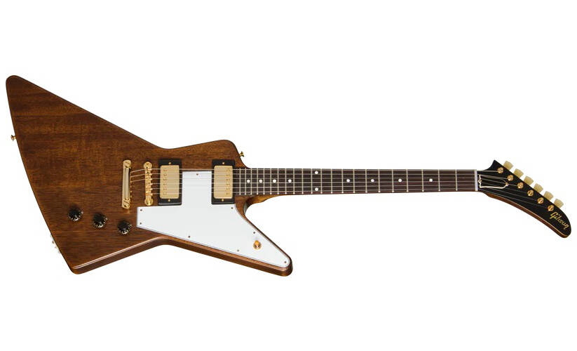 1958 Mahogany Explorer Reissue Electric Guitar with Hardshell Case - Antique Natural