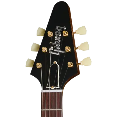 1958 Mahogany Flying V Reissue Electric Guitar with Hardshell Case - Antique Natural