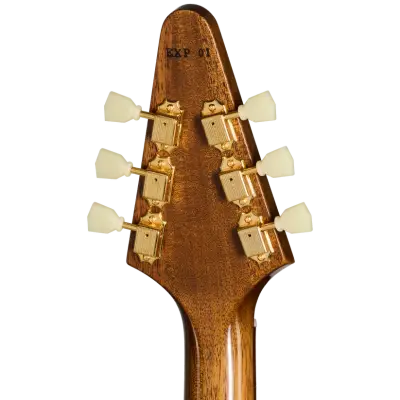 1958 Mahogany Flying V Reissue Electric Guitar with Hardshell Case - Antique Natural