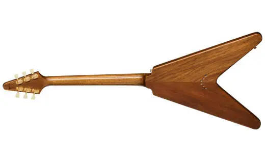 1958 Mahogany Flying V Reissue Electric Guitar with Hardshell Case - Antique Natural