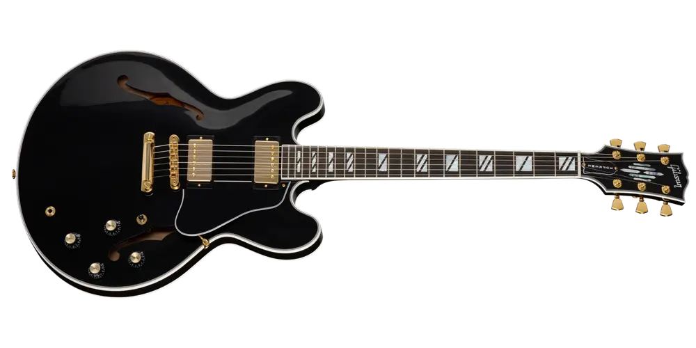 ES-335 Supreme Electric Guitar with Hardshell Case - Ebony