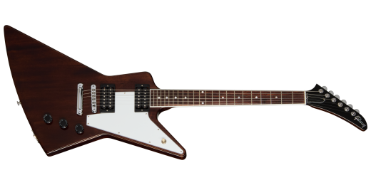 Gibson - 70s Explorer Electric Guitar with Hardshell Case - Dark Walnut