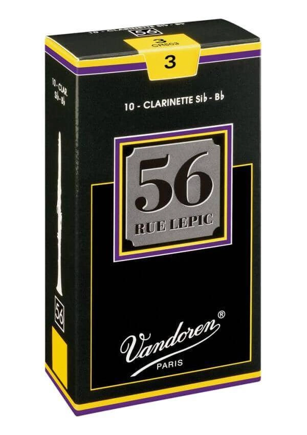 56 Rue Lepic Bb Clarinet Reeds (10/Box) - 2.5