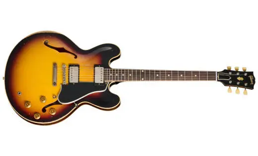 Gibson Custom Shop - Murphy Lab Ultra Heavy Aged 1959 ES-335 Reissue Electric Guitar with Hardshell Case - Vintage Burst