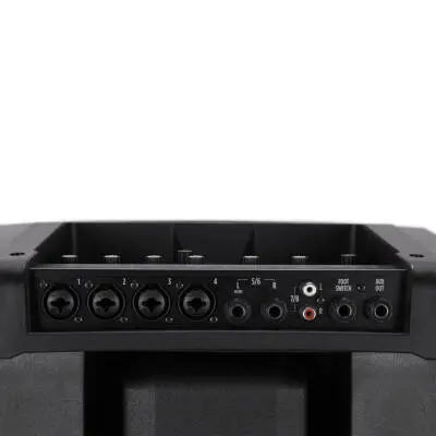 EVOX JMIX8 Active Two-Way Array Music System with Built-In Mixer and DSP - Black
