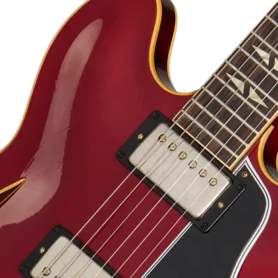 Murphy Lab Ultra Light Aged 1964 Trini Lopez Standard Reissue Electric Guitar with Hardshell Case - Sparkling Burgundy