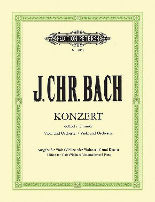 Concerto in C Minor - Bach/Casadesus - Viola/Piano - Book