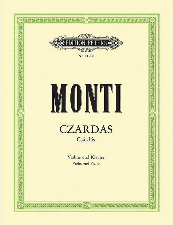 Czardas (Csardas) - Monti/Butow - Violin/Piano - Sheet
