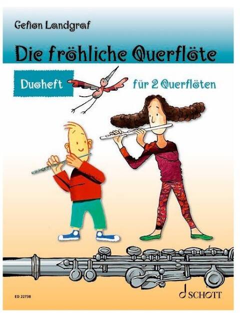 Die Frohliche Querflote (The Cheerful Flute) - Landgraf - Flute Duet - Book