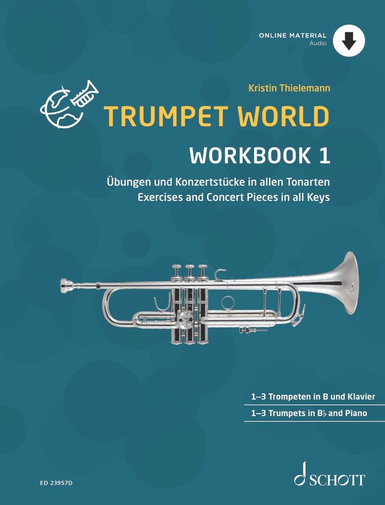 Trumpet World: Workbook 1 - Thielemann - Trumpet - Book/Media Online