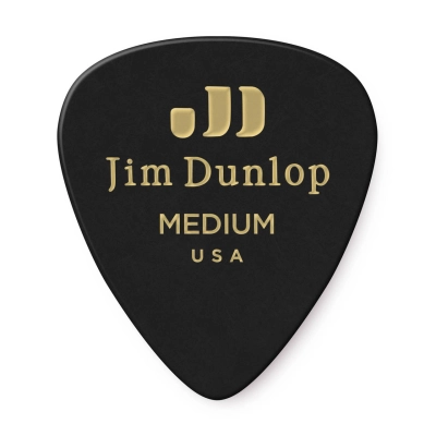 Dunlop - Celluloid Player Pack (12 Pack) - Black Medium