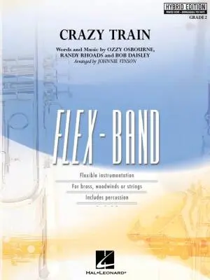 Hal Leonard - Crazy Train - Vinson - Concert Band (Flex-Band) - Hybrid Edition - Gr. 2