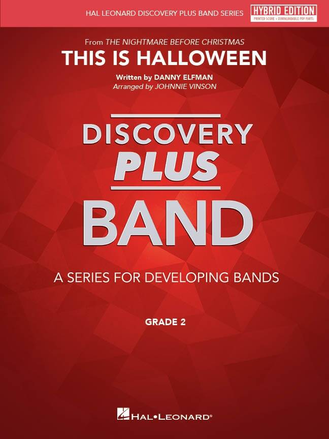 This Is Halloween - Elfman/Vinson - Concert Band - Hybrid Edition - Gr. 2