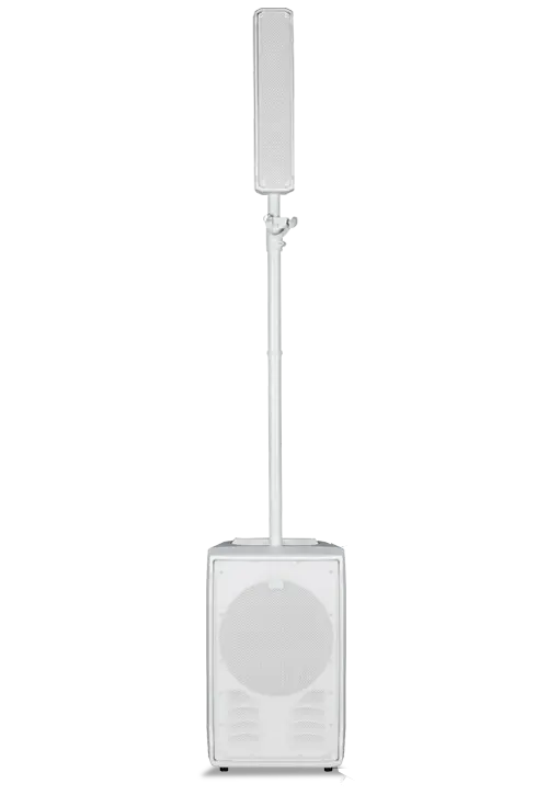 EVOX JMIX8 Active Two-Way Array Music System with Built-In Mixer and DSP - White