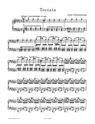 Toccata - Khachaturian - Piano - Sheet