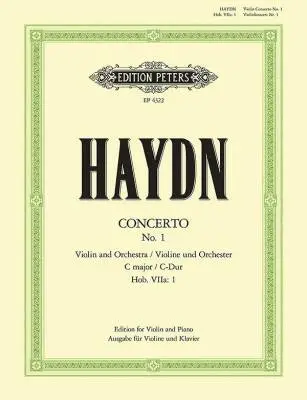 C.F. Peters Corporation - Violin Concerto in C Hob. VIIa:1 - Haydn/Flesch - Violin/Piano - Book