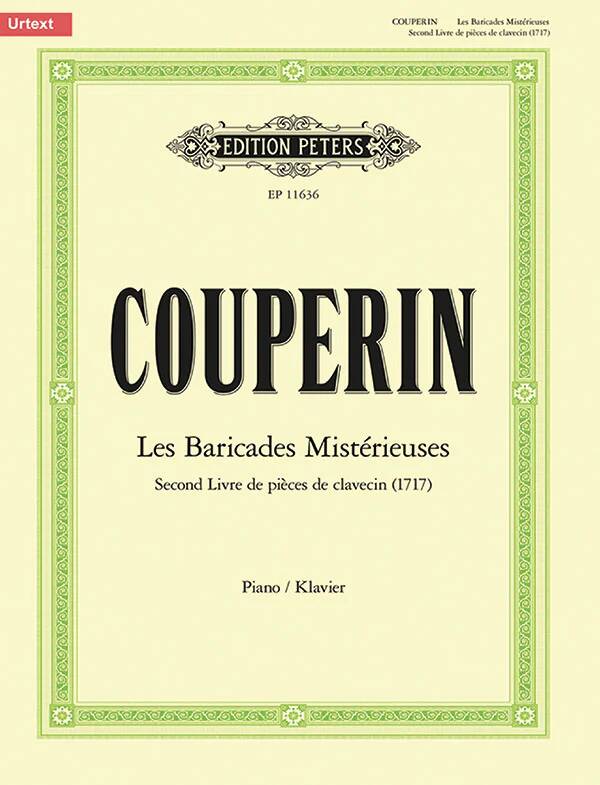 Les Baricades Misterieuses - Couperin/Massip - Piano - Book