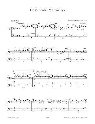 Les Baricades Misterieuses - Couperin/Massip - Piano - Book
