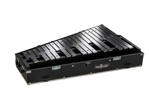 Majestic Percussion - Concert Black Series 2.6 Octave Steel Bar Orchestra Bells