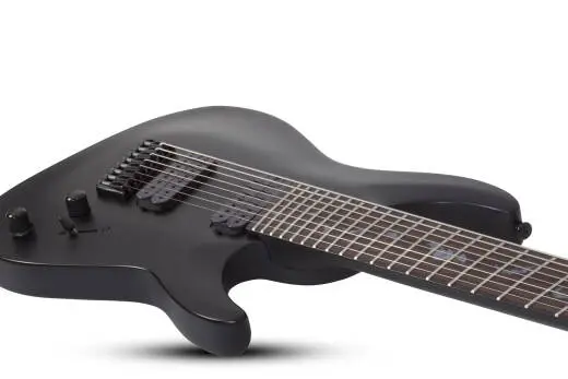 Damien-8 Multiscale 8-String Electric Guitar - Satin Black