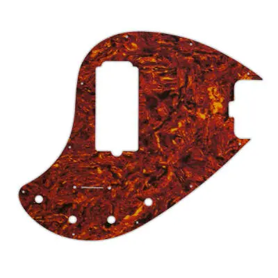 WD Music - Custom Pickguard for Music Man 5 String StingRay 5-H Through Neck Bass - Tortoise Shell/Parchment
