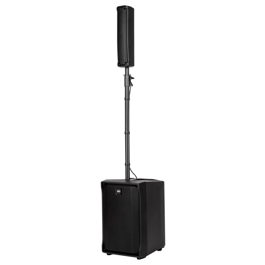 EVOX J8 Active Two-Way Portable Column Speaker Array with 12\'\' Subwoofer - Black