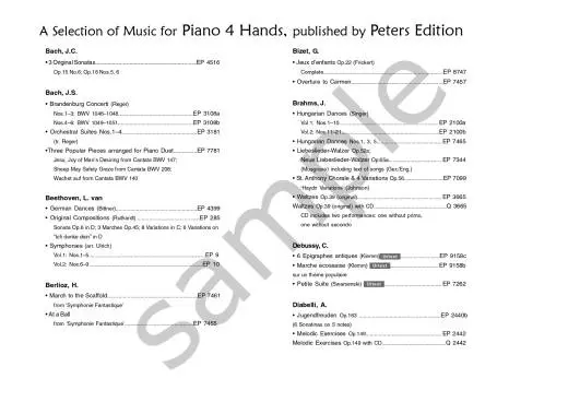 3 Popular Pieces from Cantatas BWV 140, 147, 208 - Bach/Duck - 1P4H - Book