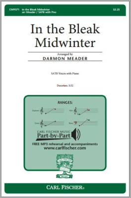 Carl Fischer - In the Bleak Midwinter - Rossetti/Holst/Meader - SATB