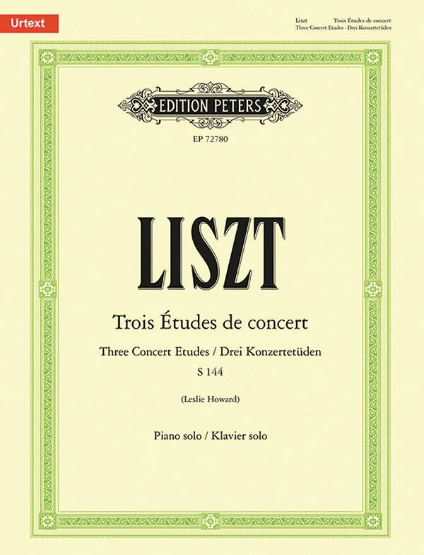 Trois Etudes de Concert - Liszt - Piano - Book