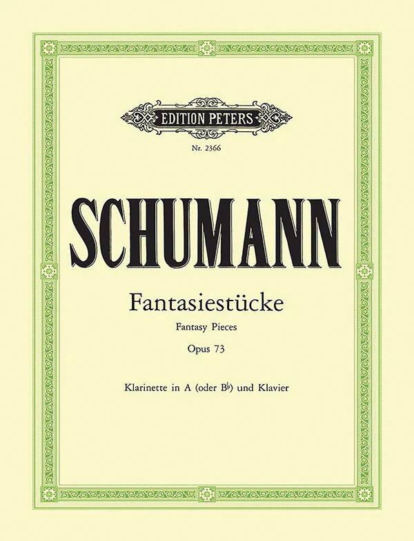Fantasiestucke (Fantasy Pieces), Op. 73 - Schumann/Barmas - Clarinet/Piano - Book