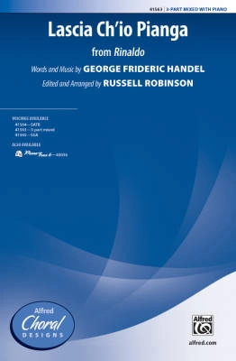 Alfred Publishing - Lascia Chio Pianga (from Rinaldo) - Handel/Robinson - 3pt Mixed