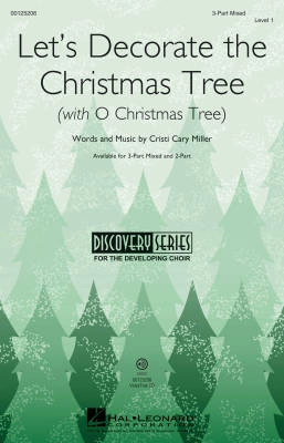 Hal Leonard - Lets Decorate the Christmas Tree - Miller - 3pt Mixed