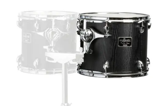 Majestic Percussion - Concert Black Series 16x14 Double Head Concert Tom