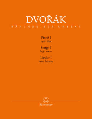 Songs I - Dvorak/Hajek - High Voice/Piano - Book