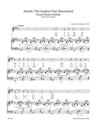 Songs I - Dvorak/Hajek - High Voice/Piano - Book