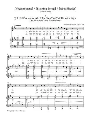 Songs I - Dvorak/Hajek - High Voice/Piano - Book