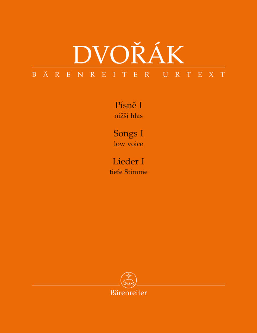 Songs I - Dvorak/Hajek - Low Voice/Piano - Book