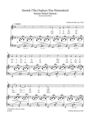 Songs I - Dvorak/Hajek - Low Voice/Piano - Book