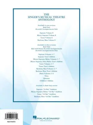 The Singer\'s Musical Theatre Anthology Volume 8 - Mezzo-Soprano/Belter/Piano - Book