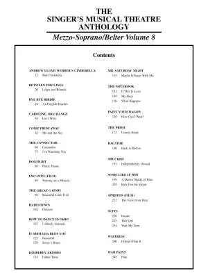 The Singer\'s Musical Theatre Anthology Volume 8 - Mezzo-Soprano/Belter/Piano - Book