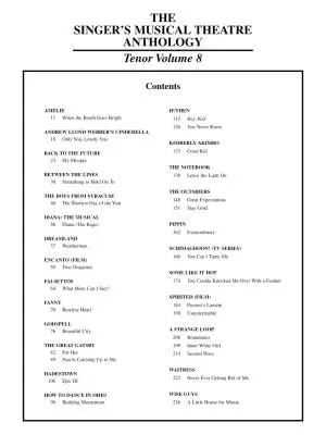 The Singer\'s Musical Theatre Anthology Volume 8 - Tenor/Piano - Book