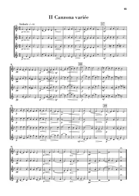 Saxophone Quartet B Flat Major, Op. 109 - Glazunov - Study Score