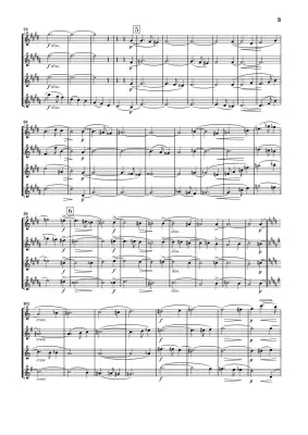 Saxophone Quartet B Flat Major, Op. 109 - Glazunov - Study Score