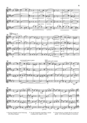 Saxophone Quartet B Flat Major, Op. 109 - Glazunov - Study Score