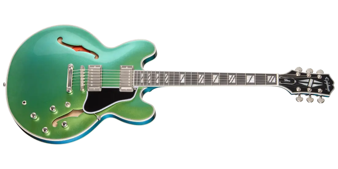 Futura ES-355 Electric Guitar with Gigbag - Dragonfly Shift