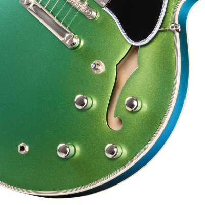 Futura ES-355 Electric Guitar with Gigbag - Dragonfly Shift